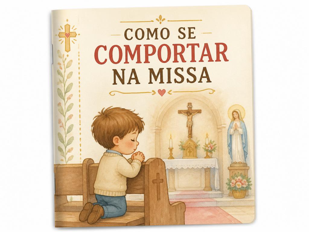 Cartilha “Como se Comportar na Missa”