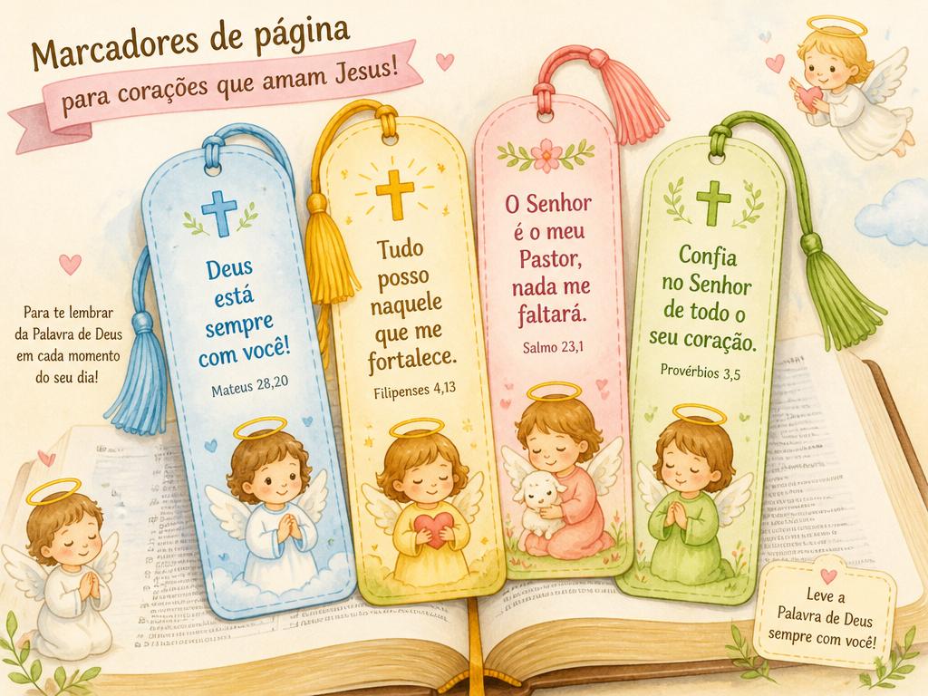 Marcadores Católicos Infantis